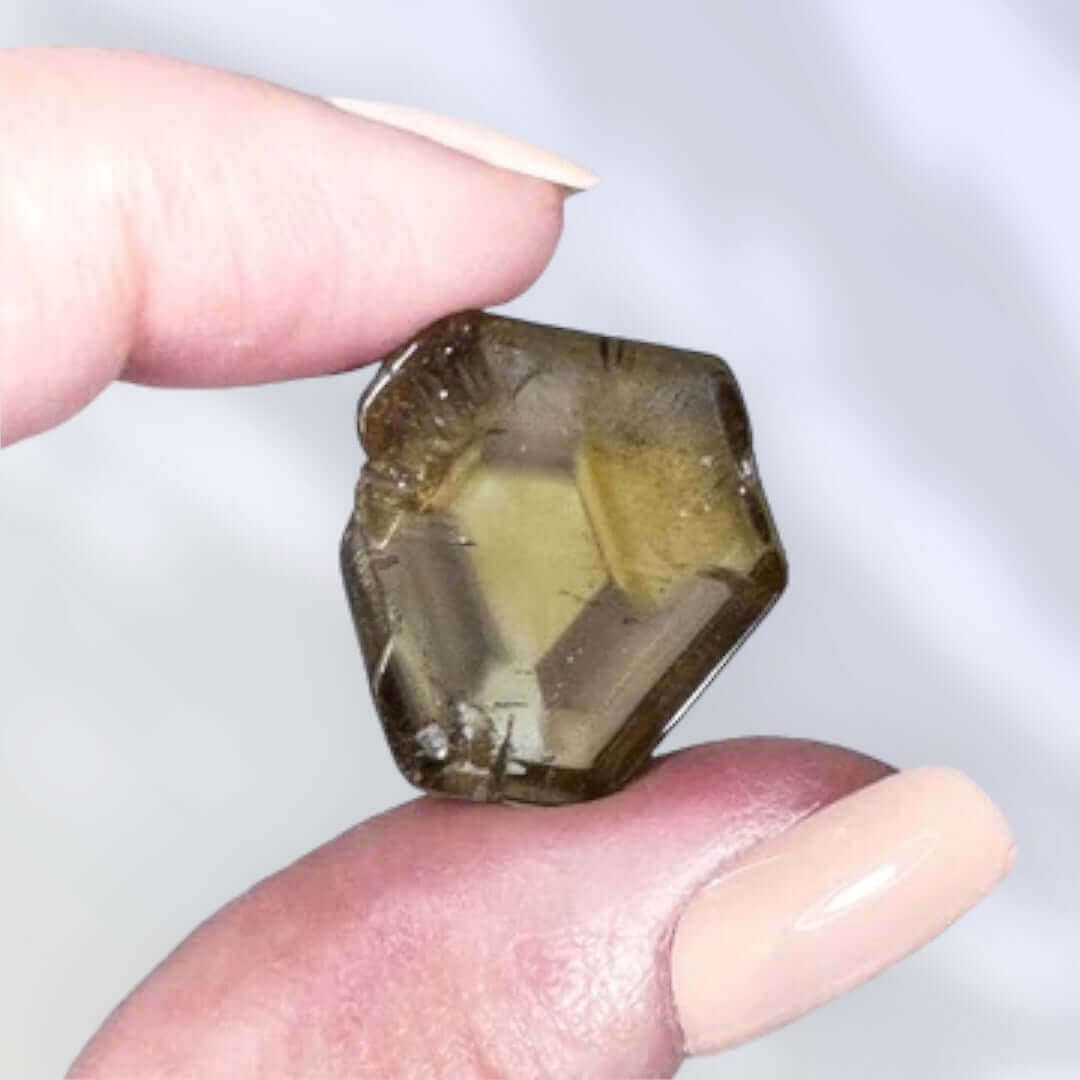 Natural African Citrine Slice | Stock C