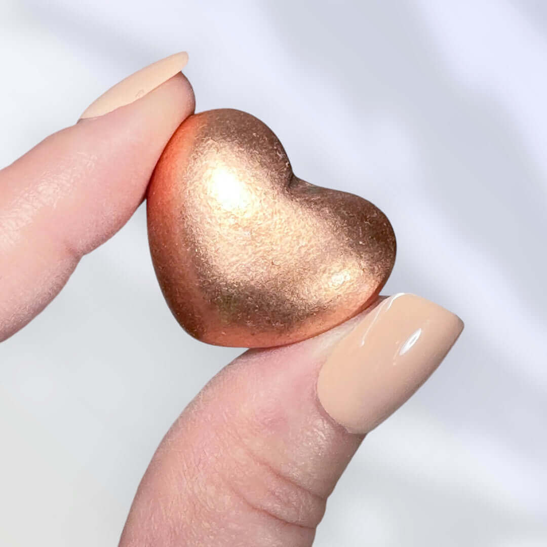 Solid Michigan Copper Heart