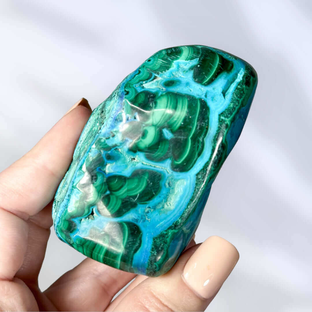 Azurite, Malachite, Chrysocolla Freeform | Stock F