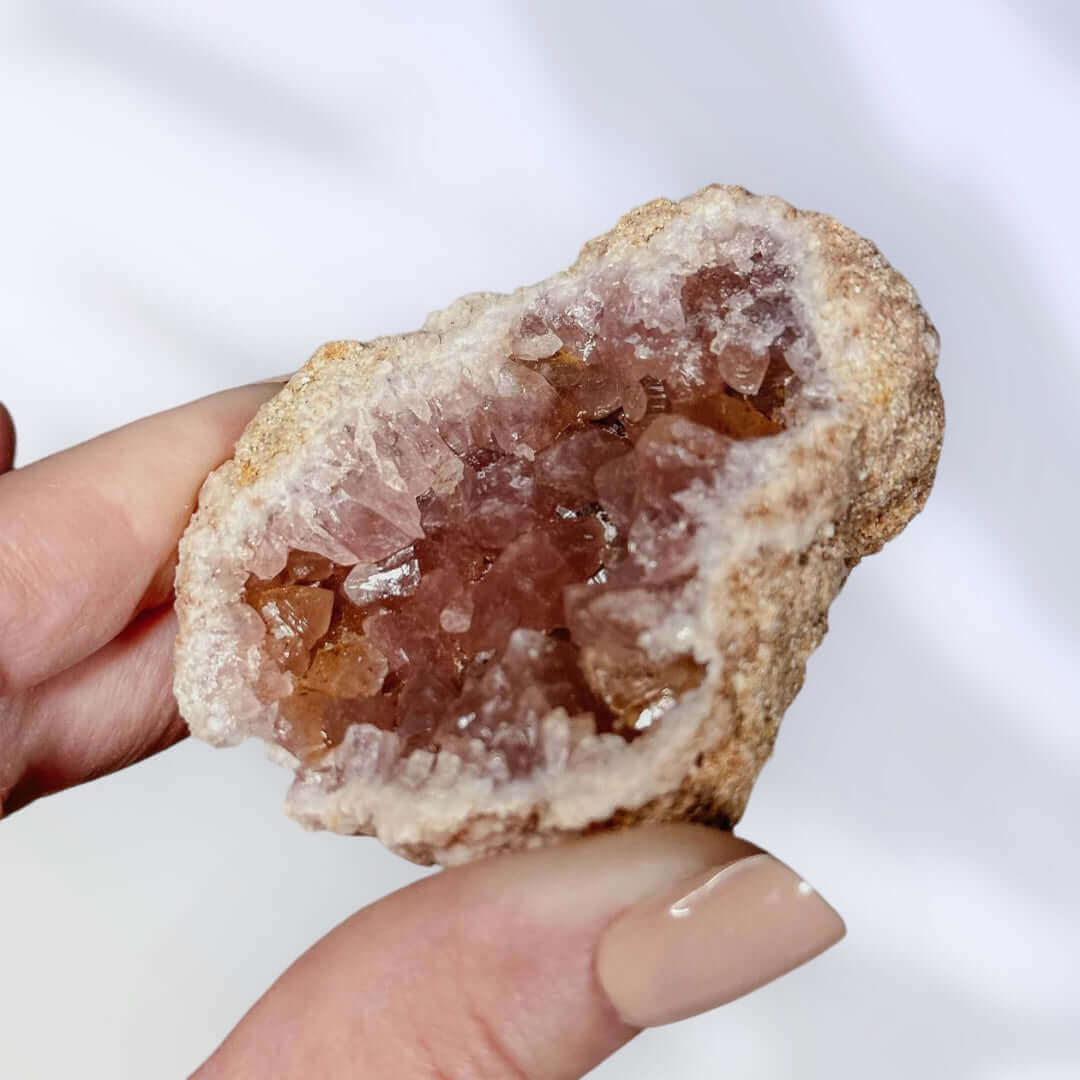 Pink Amethyst Geode | Stock B