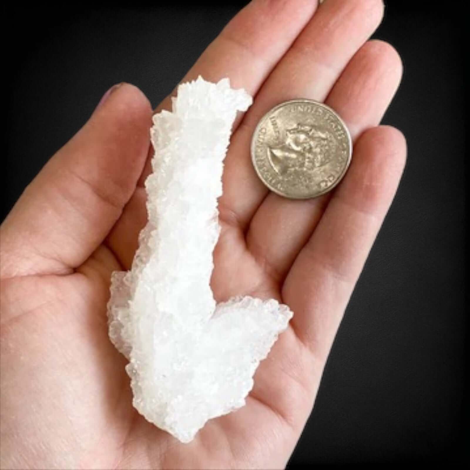 Rare Selenite Crystal Stalactite | Stock C