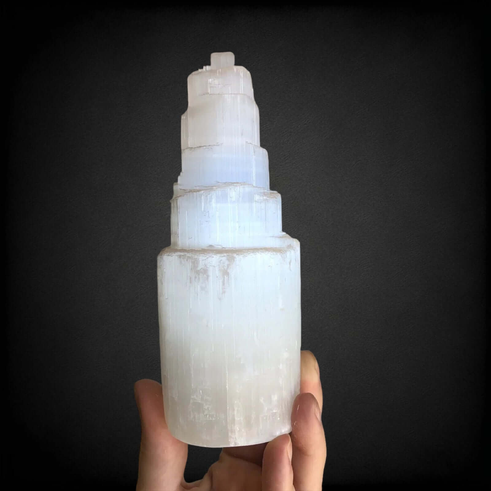 Selenite Cascading Towers | ~6”
