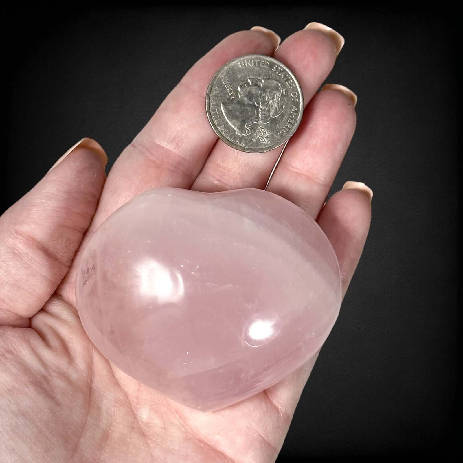 Rose Quartz Heart | Stock C