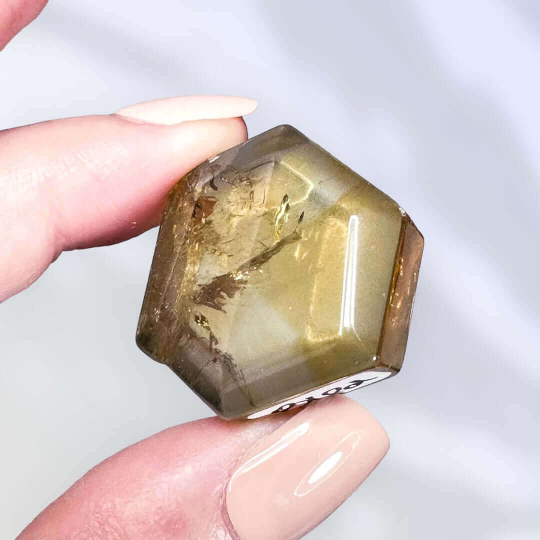 Natural African Citrine Slice | Stock D