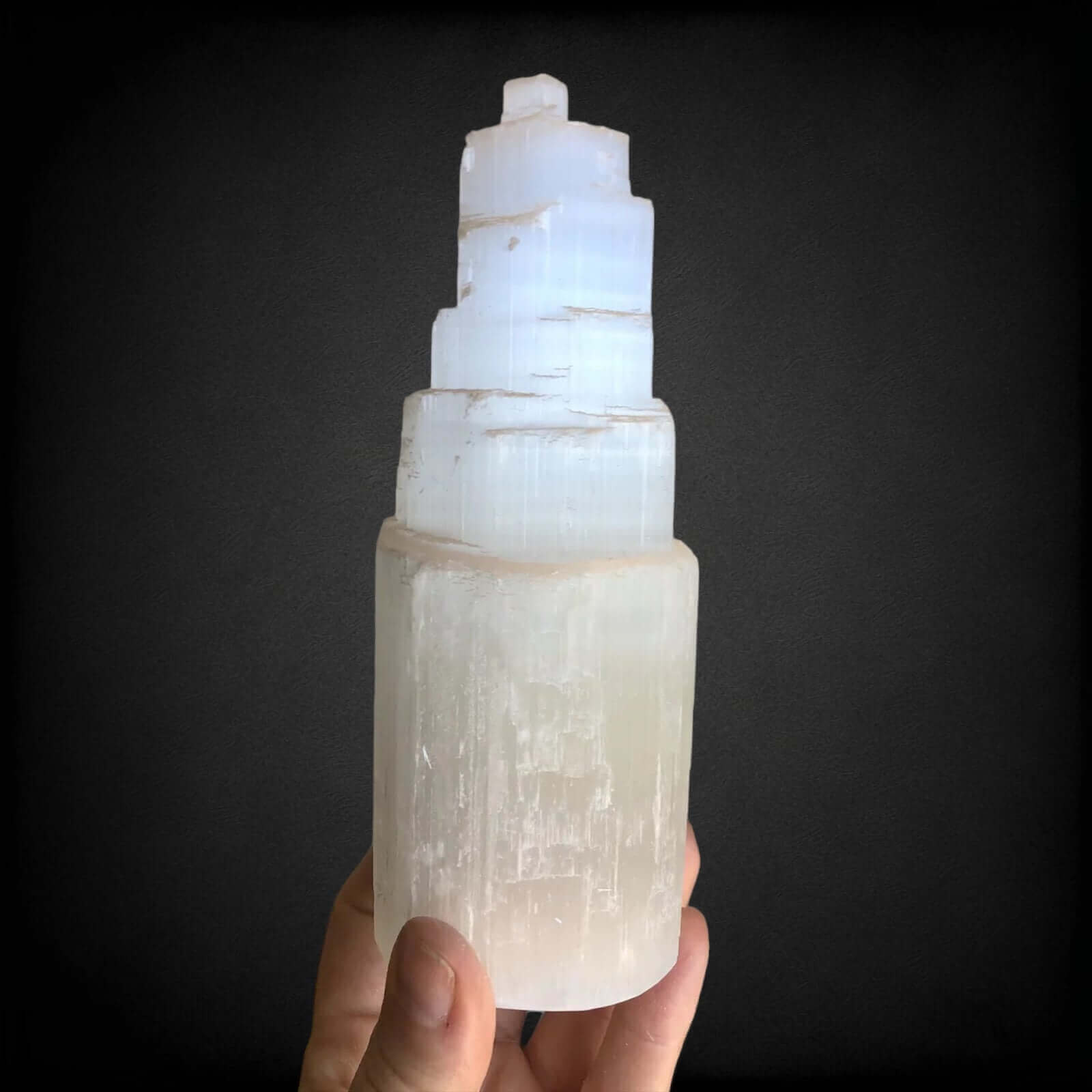 Selenite Cascading Towers | ~6”