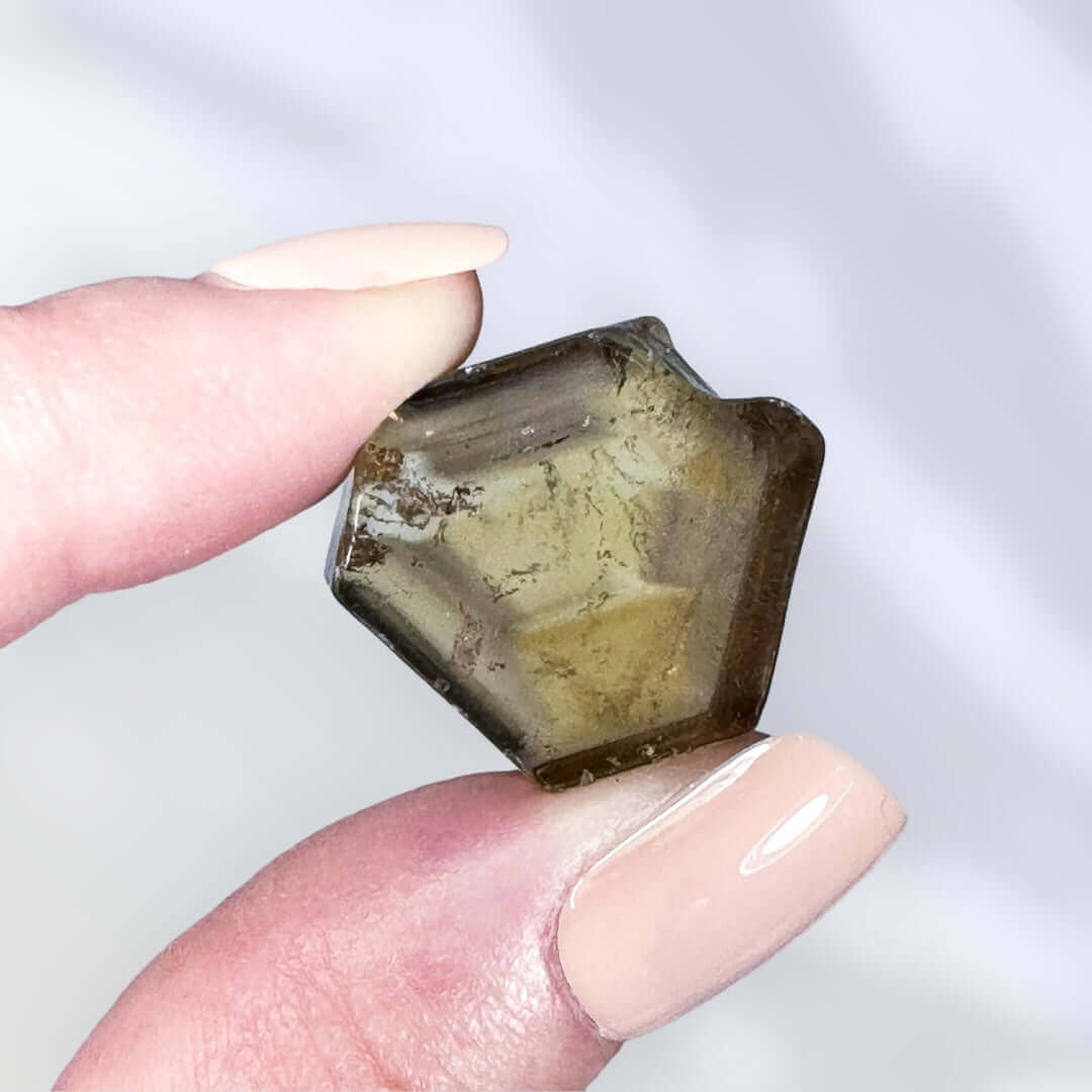 Natural African Citrine Slice | Stock D