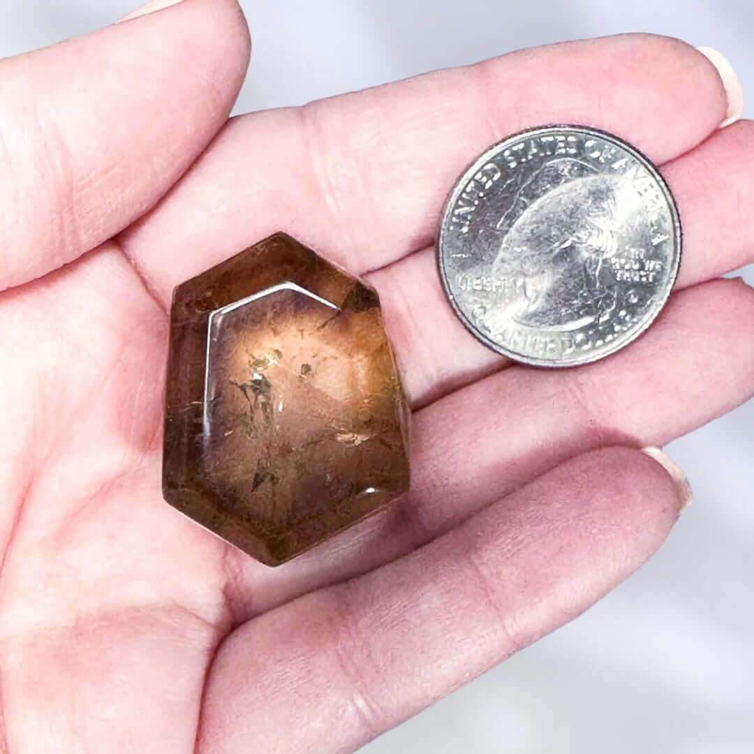 Natural African Citrine Slice | Stock B