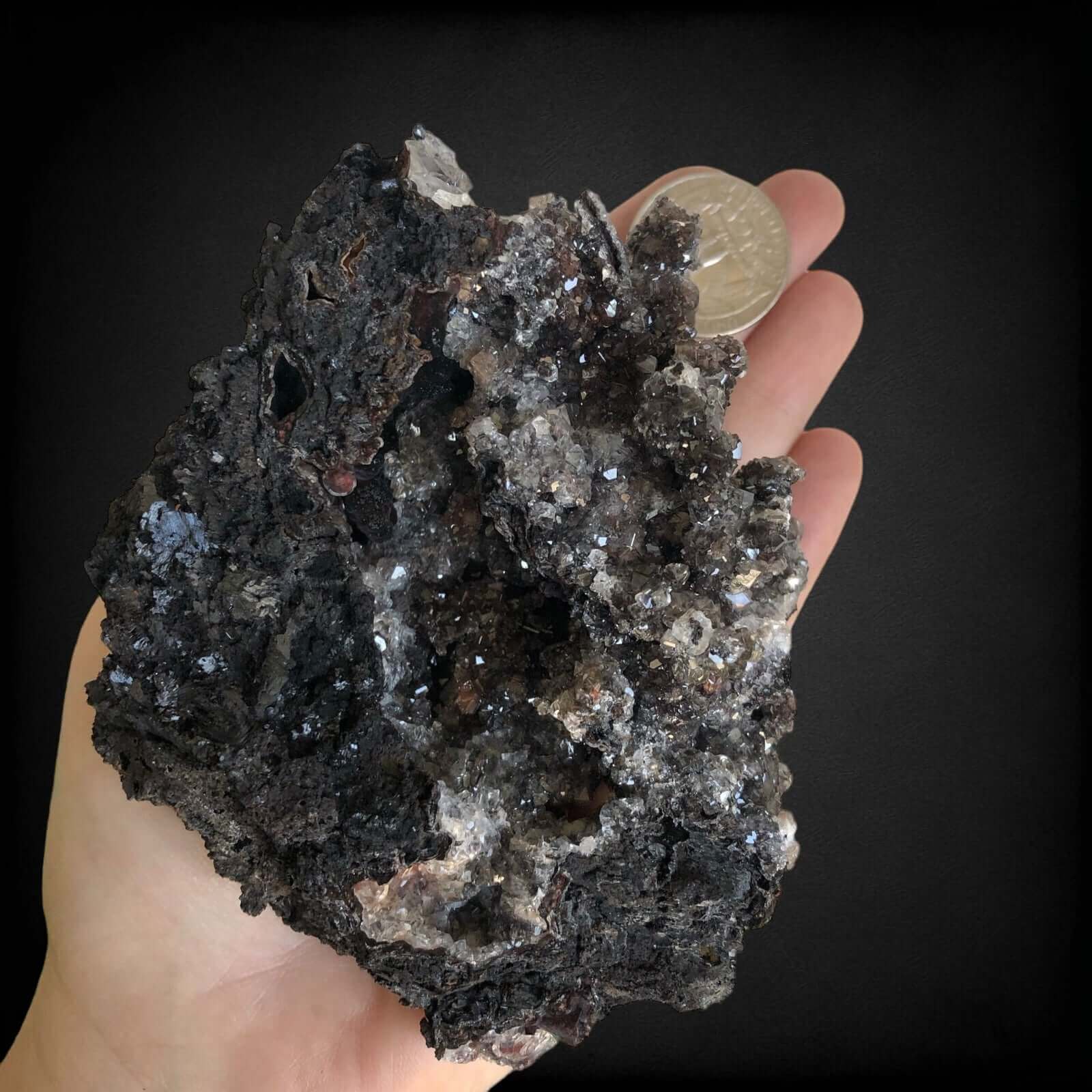 Goethite with Cinnabar | Stock B
