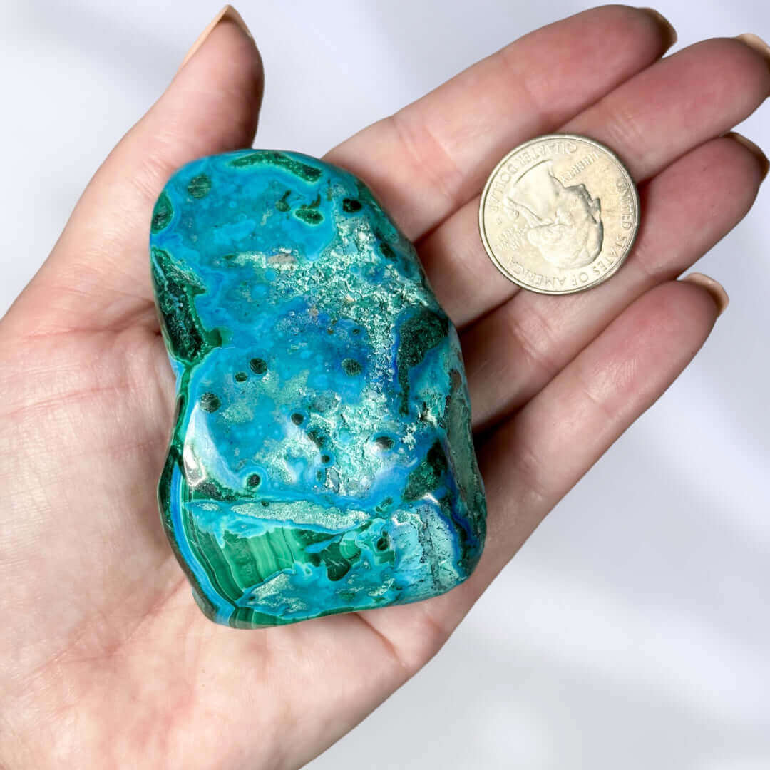 Azurite, Malachite, Chrysocolla Freeform | Stock F