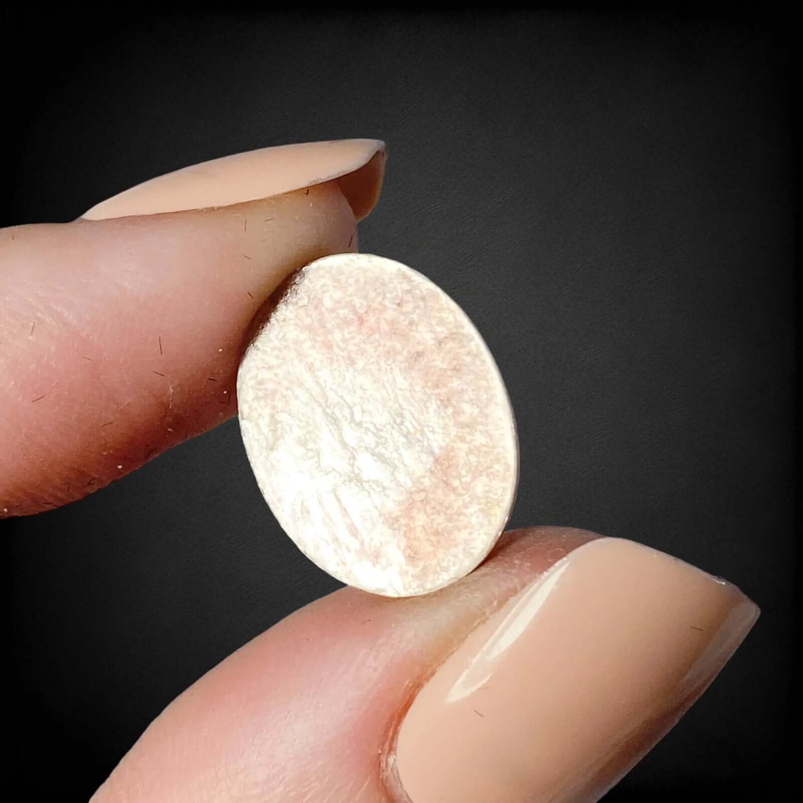 Flashy Gem Lepidolite Flat-Back Cabochon | Intuitive Select