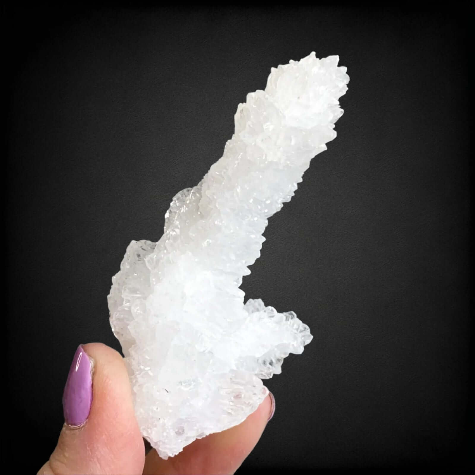 Rare Selenite Crystal Stalactite | Stock C