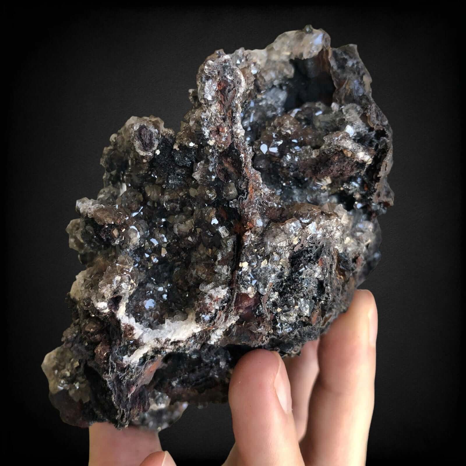 Goethite with Cinnabar | Stock B