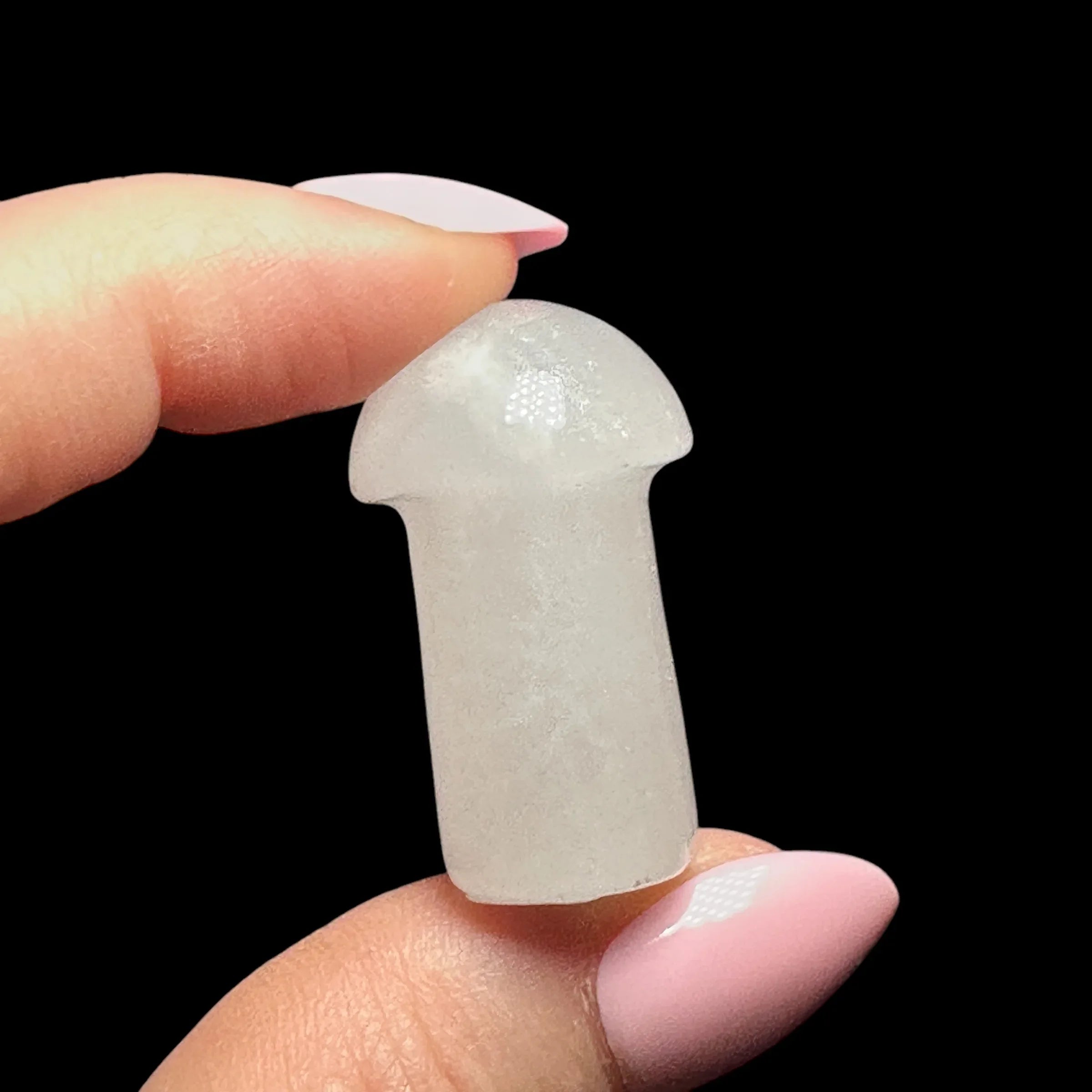 Mangano Calcite Mushroom (UV Reactive) - Mooncat Crystals