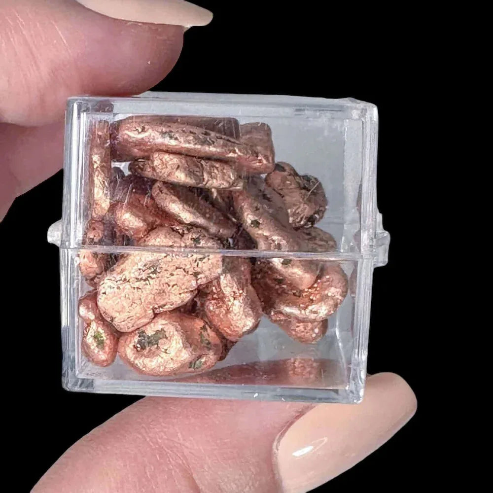 Michigan Copper Nuggets - Mooncat Crystals