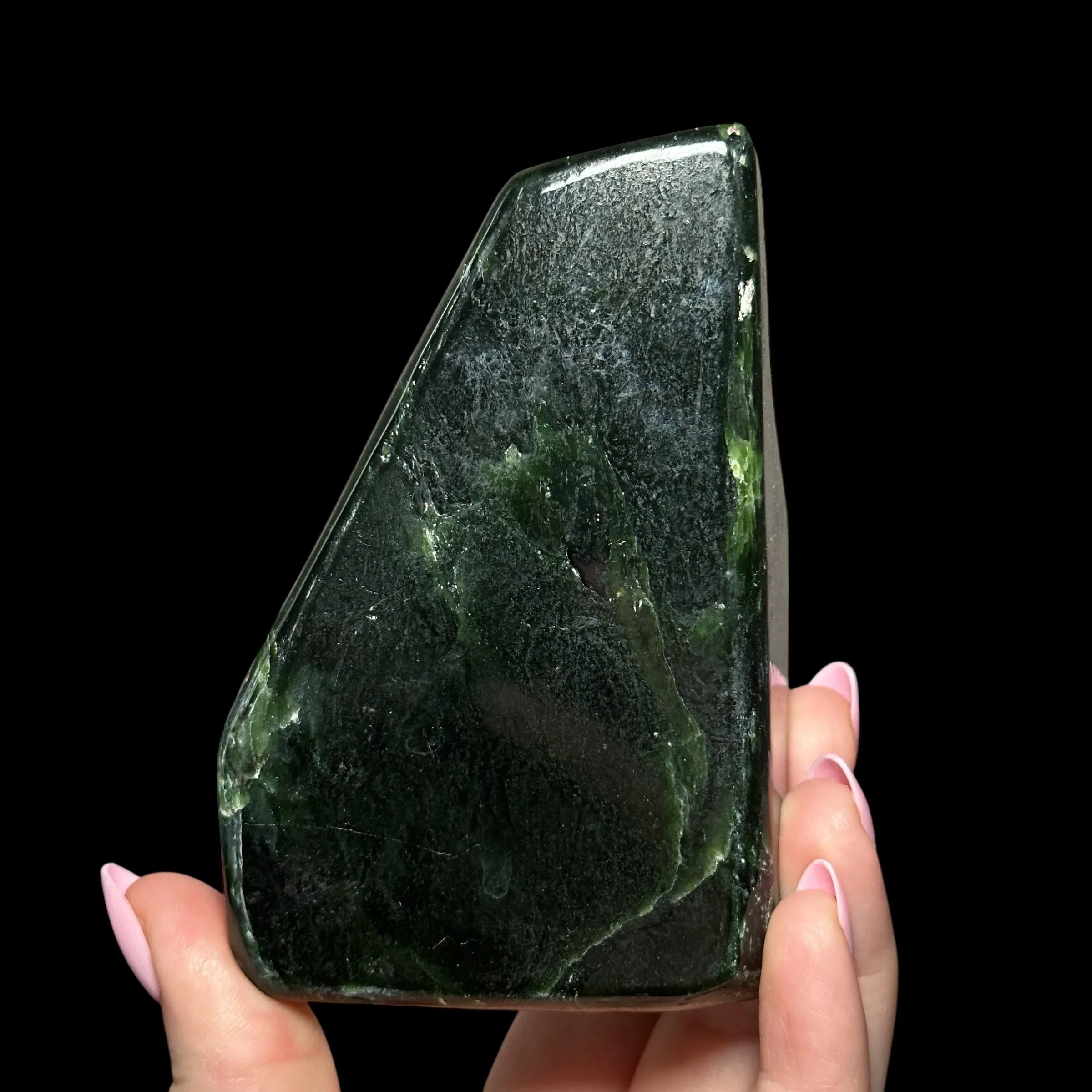 Nephrite Jade Freeform - Mooncat Crystals