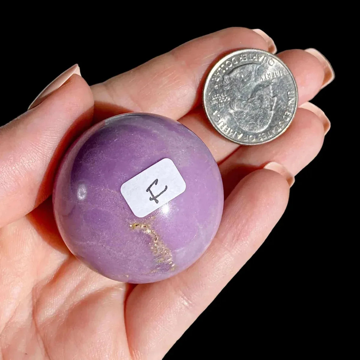 Phosphosiderite Sphere | F - Mooncat Crystals