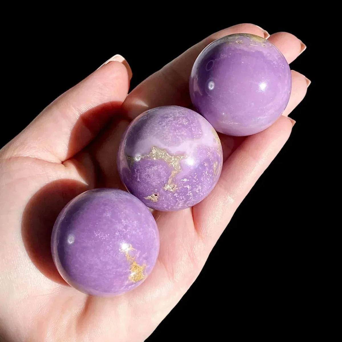 Phosphosiderite Sphere | Stock TUV - Mooncat Crystals