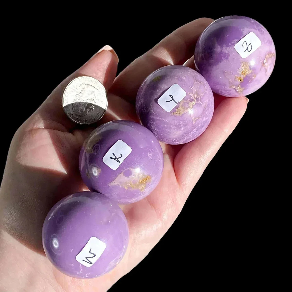 Phosphosiderite Sphere | Stock WXYZ - Mooncat Crystals