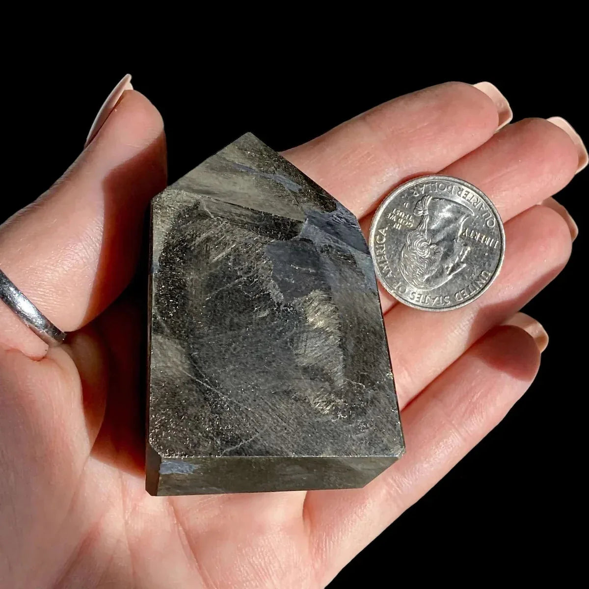 Pyrite Gem for Wealth and Confidence | Stock M - Mooncat Crystals