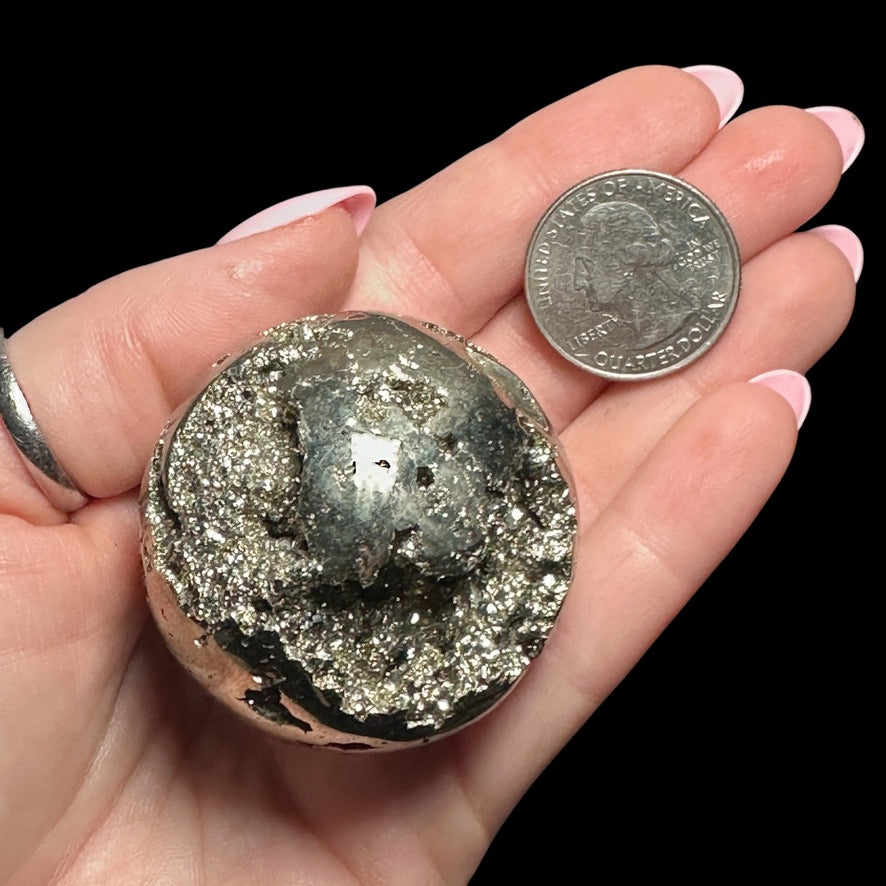 Pyrite Sphere - Mooncat Crystals