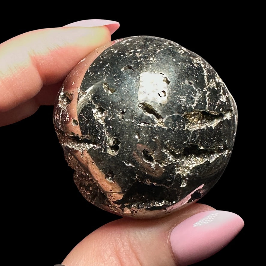 Pyrite Sphere - Mooncat Crystals
