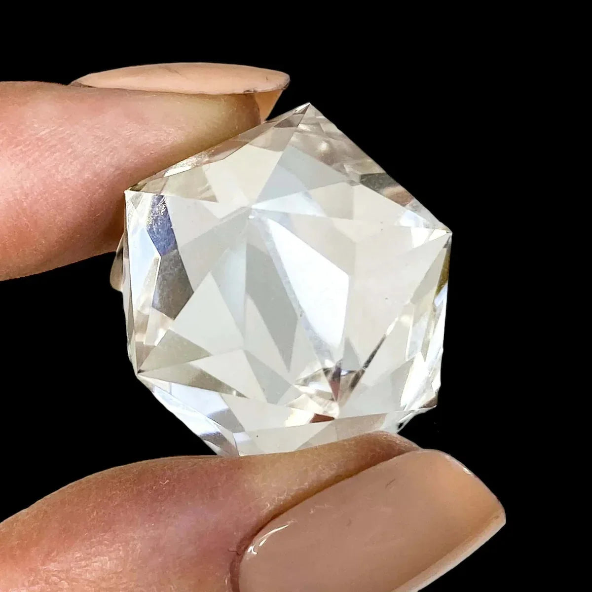 Quartz Faceted Star - Mooncat Crystals