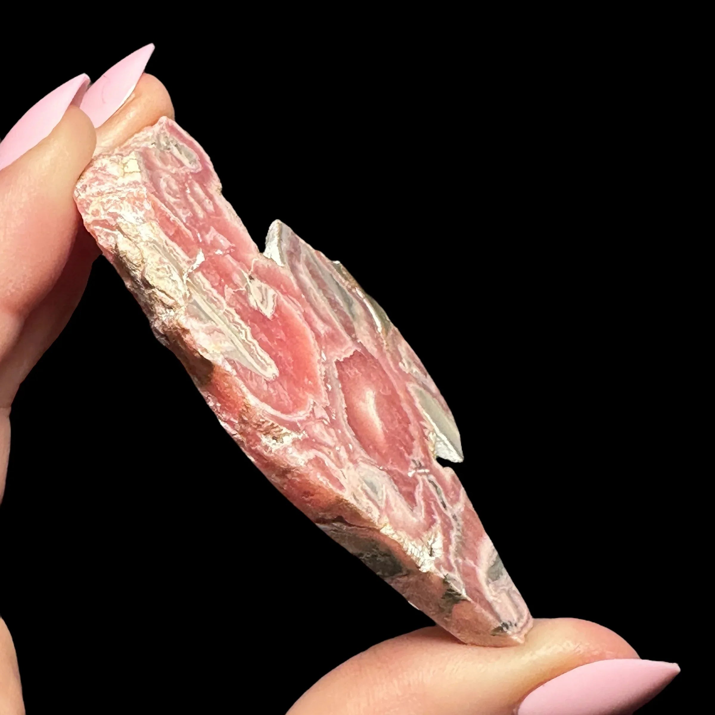 Rhodochrosite Slice - Mooncat Crystals