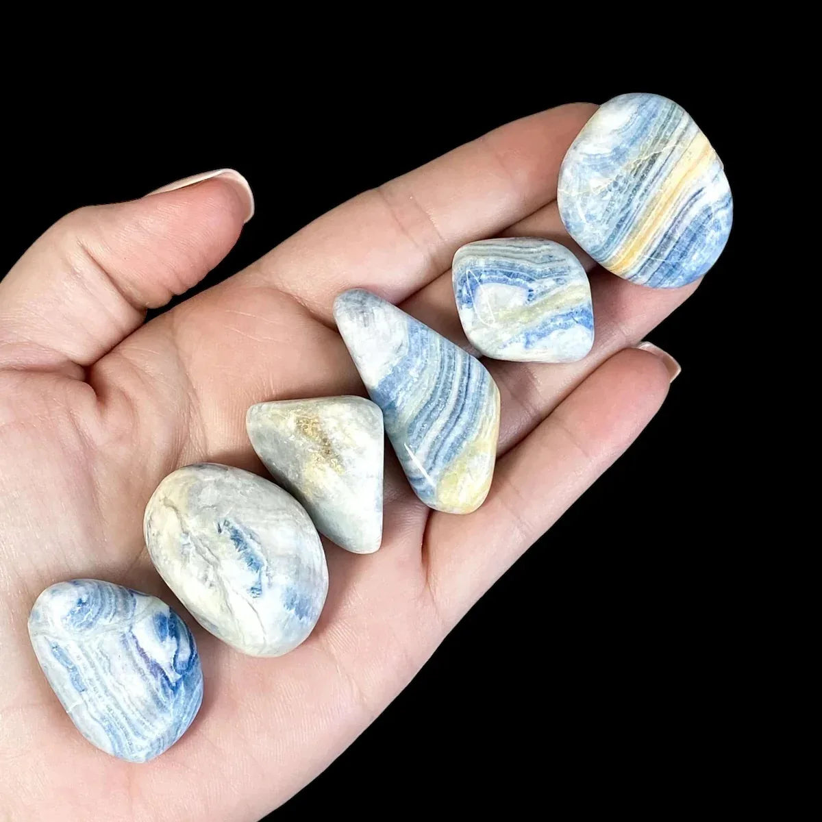 Scheelite Medium Tumbles | Set of 2 - Mooncat Crystals