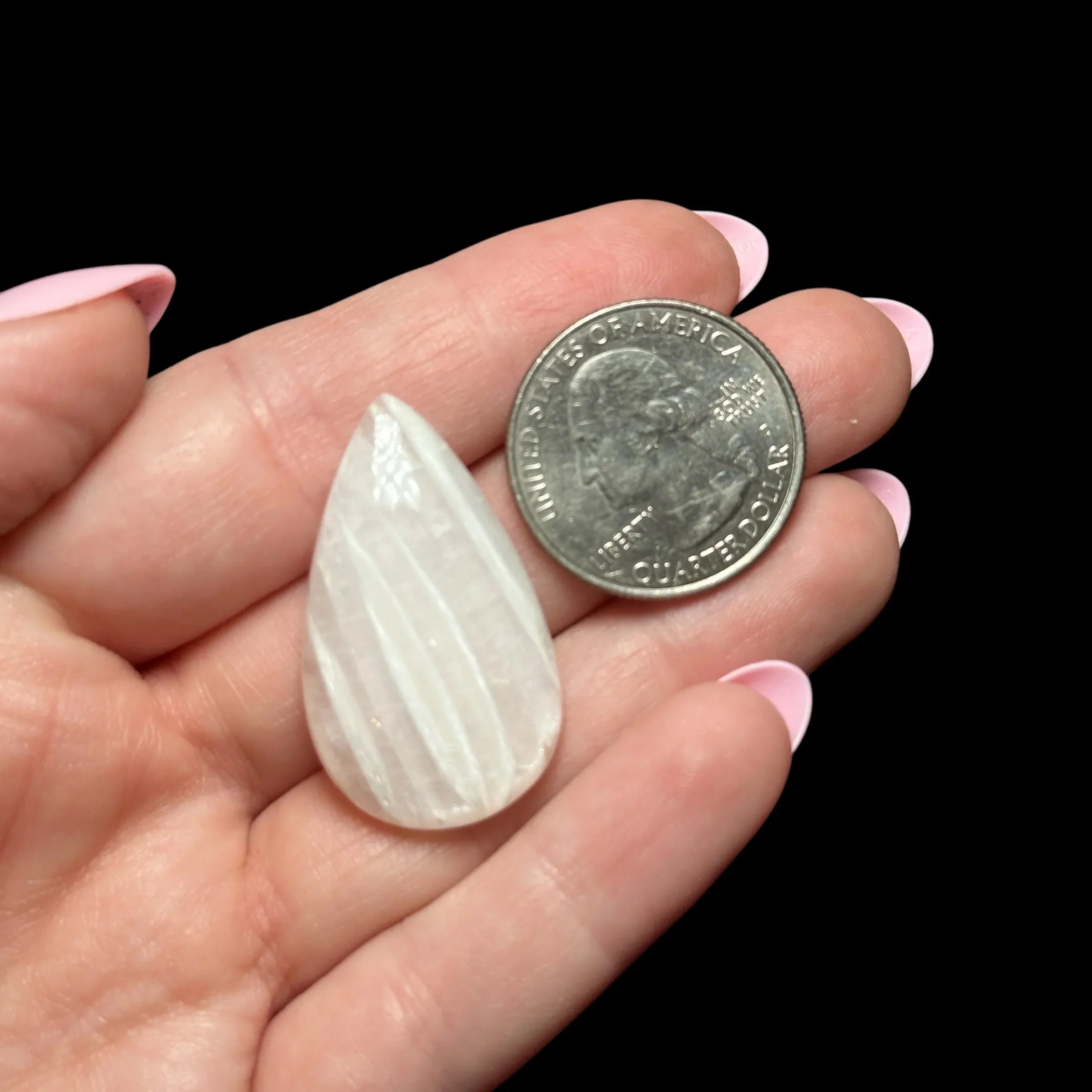 Scolecite Cabochon - Mooncat Crystals