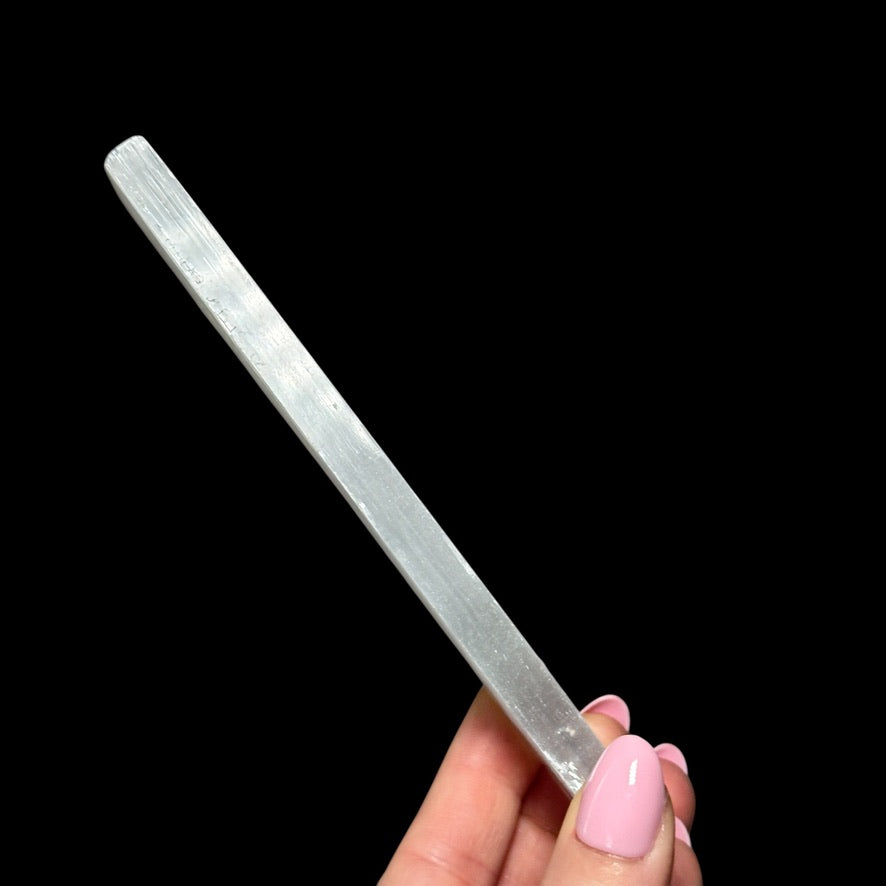 Selenite Chakra Wand - Mooncat Crystals