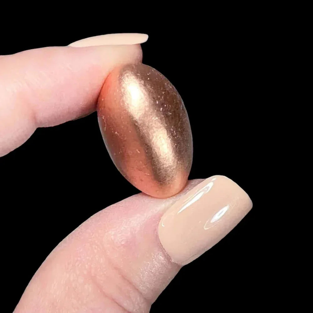 Solid Michigan Copper Heart - Mooncat Crystals