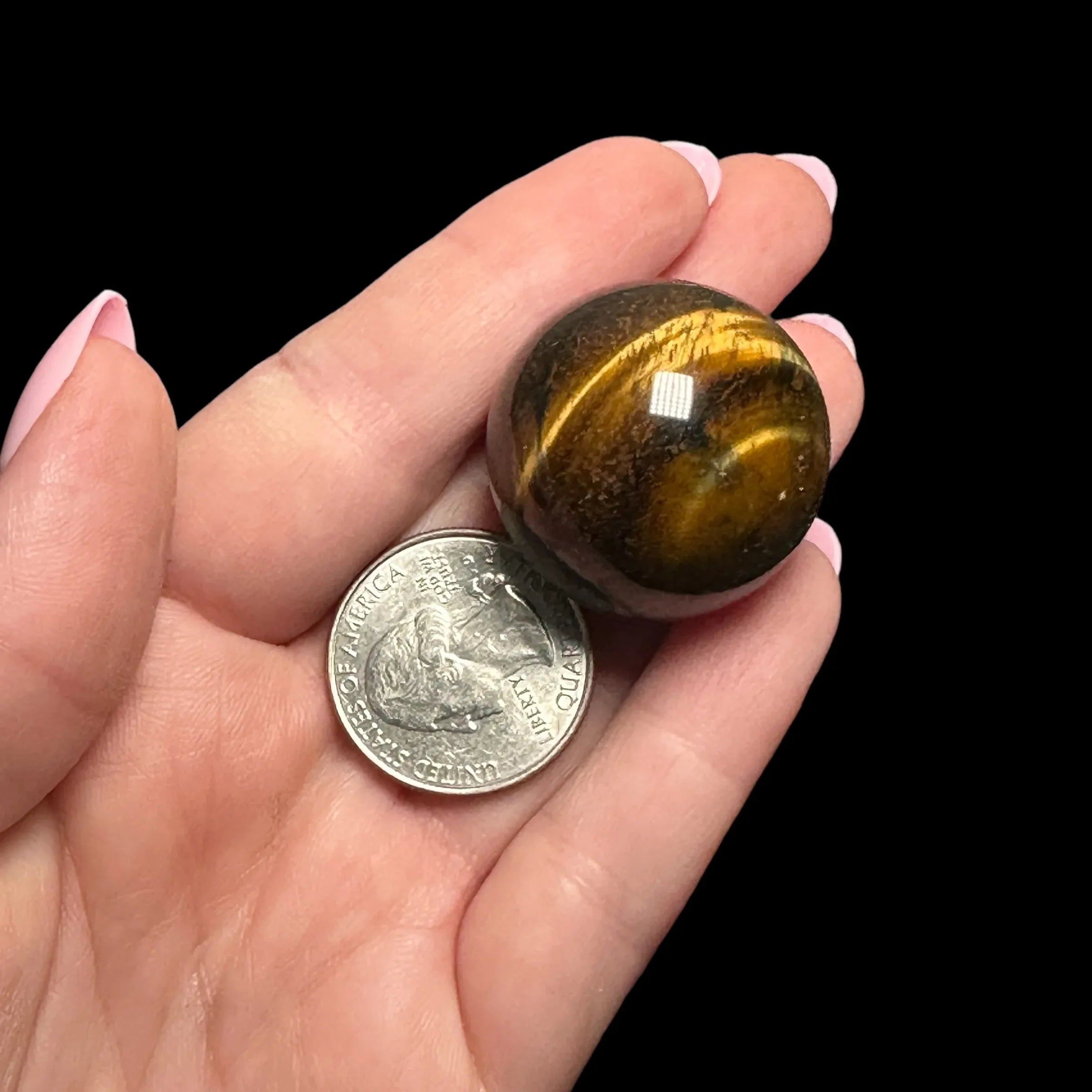 Tiger’s Eye Sphere | Stock A - Mooncat Crystals