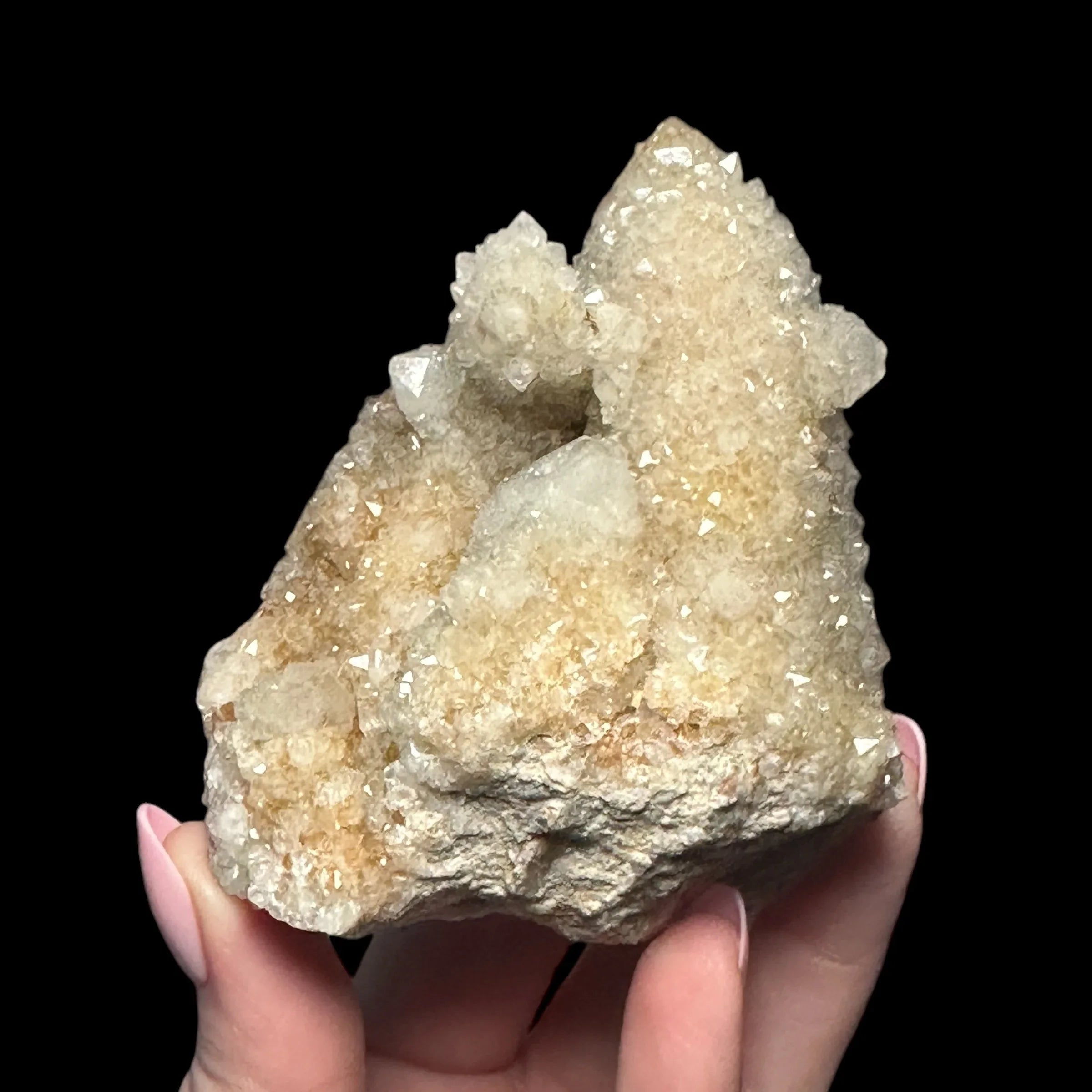 White Spirit Quartz Cluster - Mooncat Crystals