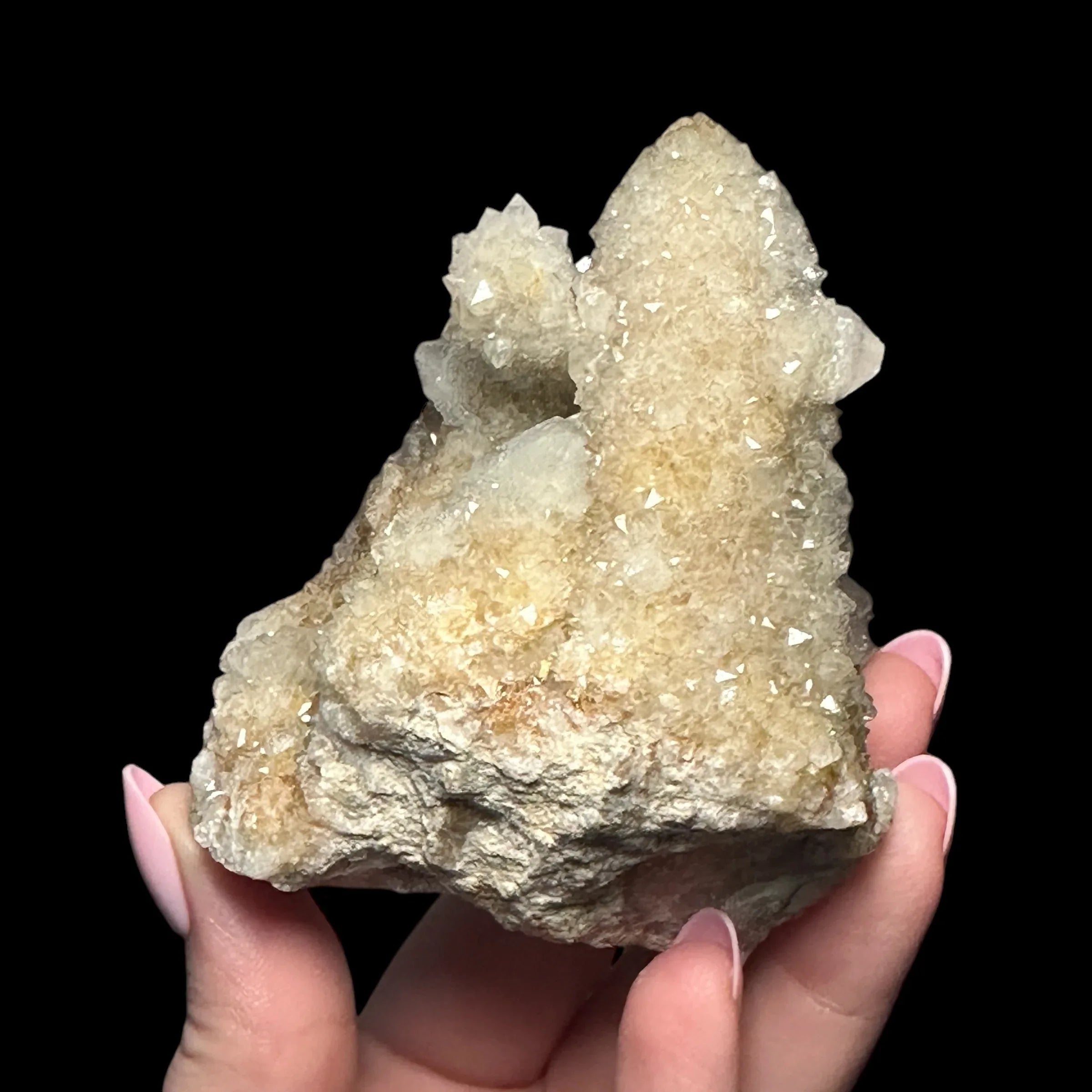 White Spirit Quartz Cluster - Mooncat Crystals