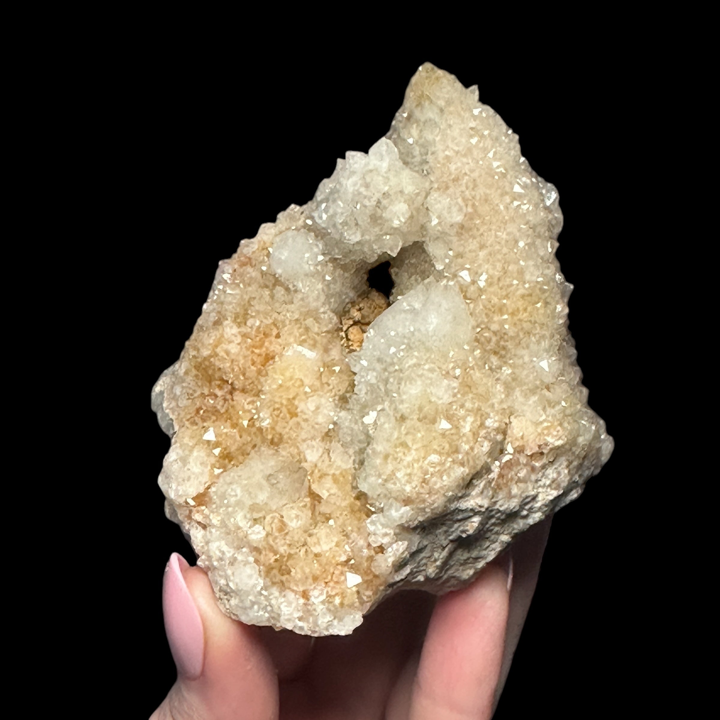 White Spirit Quartz Cluster - Mooncat Crystals