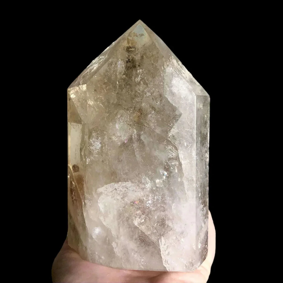 XL Natural Citrine Tower - Mooncat Crystals