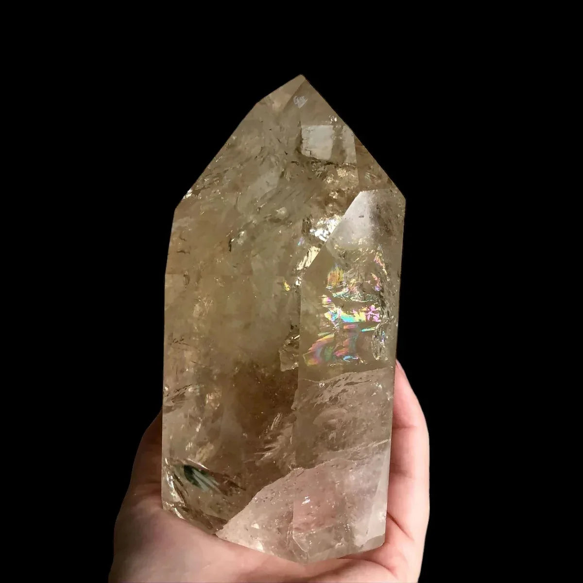 XL Natural Citrine Tower - Mooncat Crystals