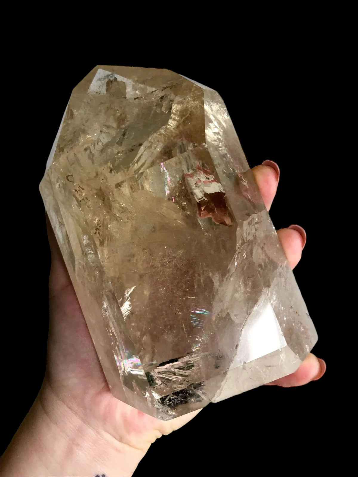 XL Natural Citrine Tower - Mooncat Crystals