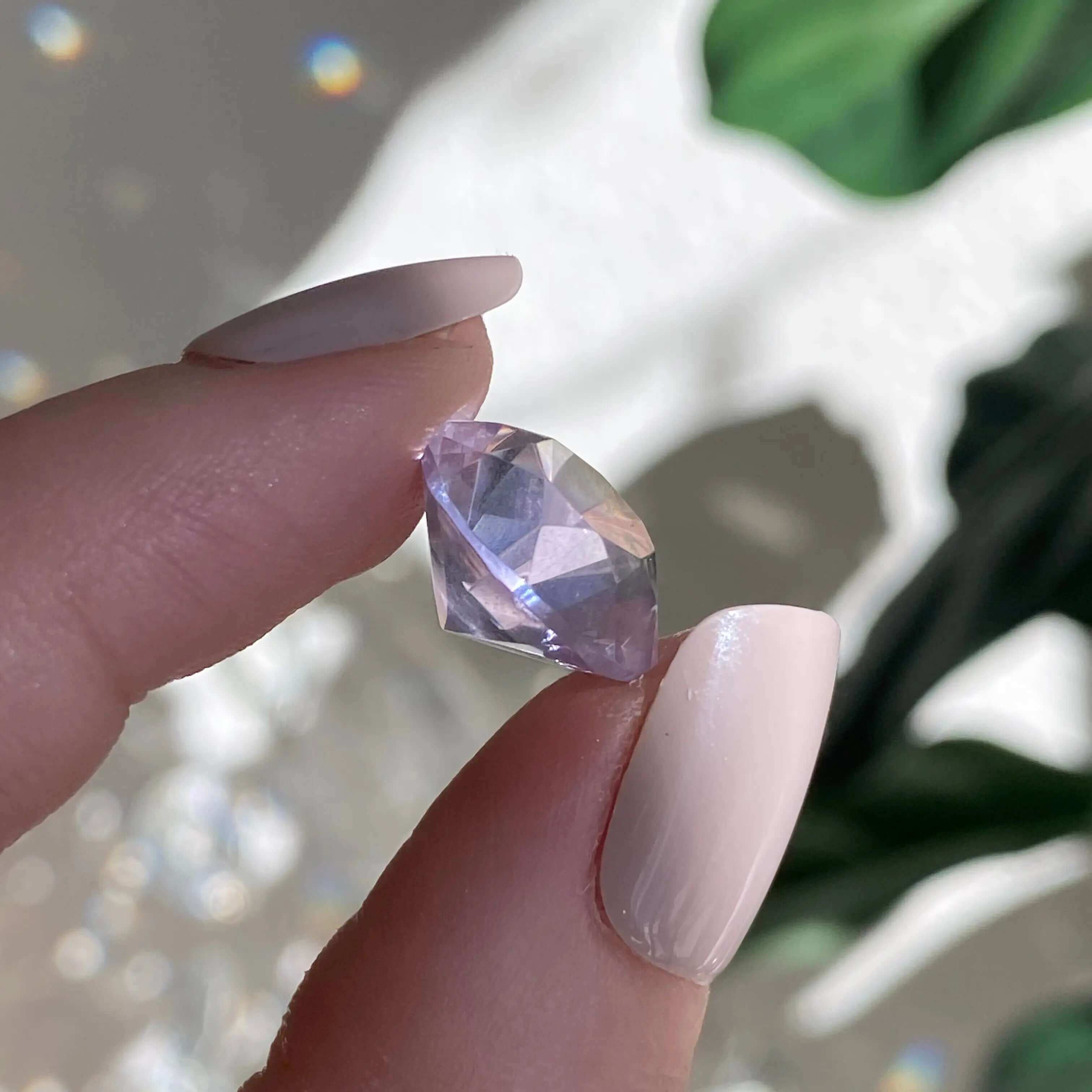 Amethyst Gem Mooncat Crystals