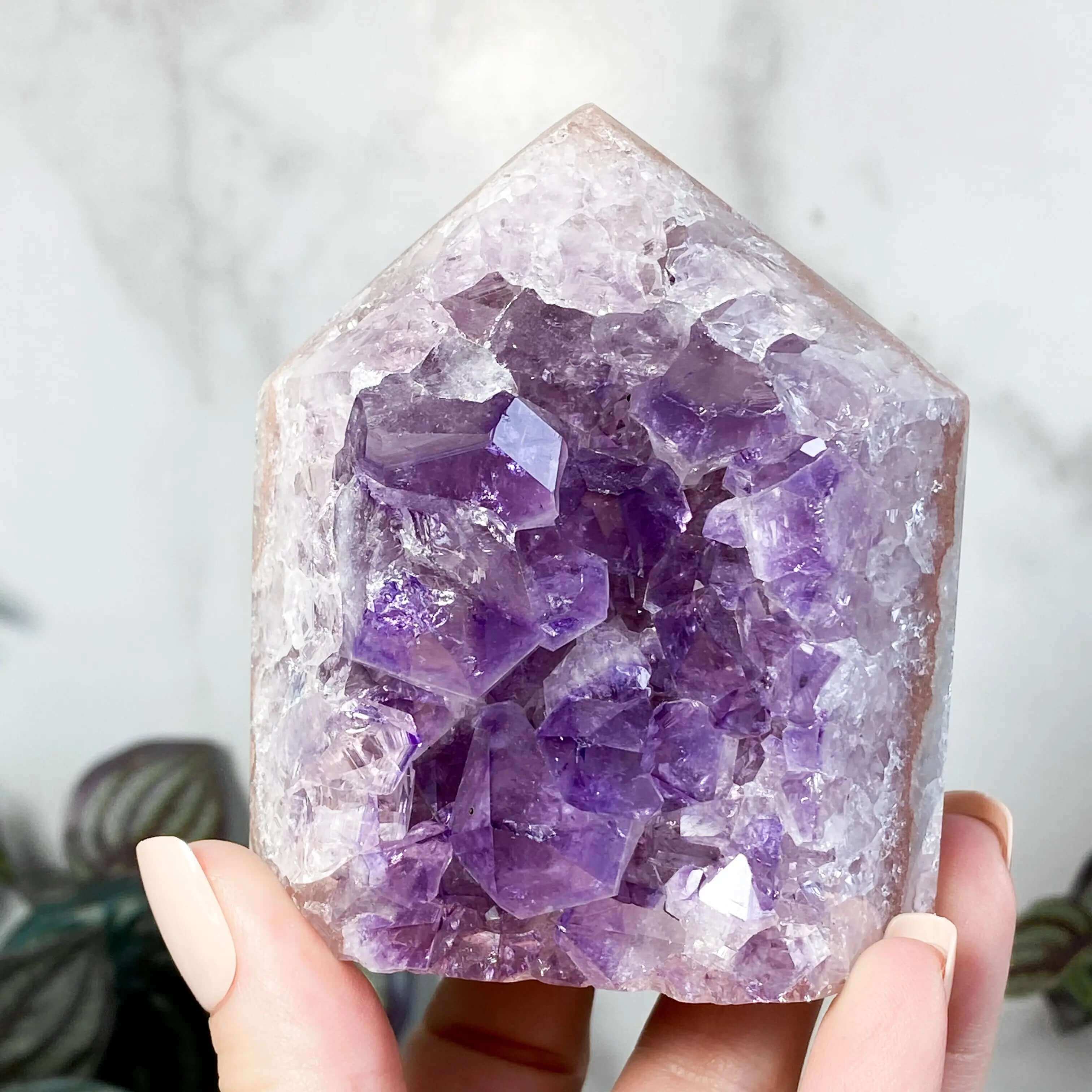 Amethyst Geode Tower | Stock G Mooncat Crystals