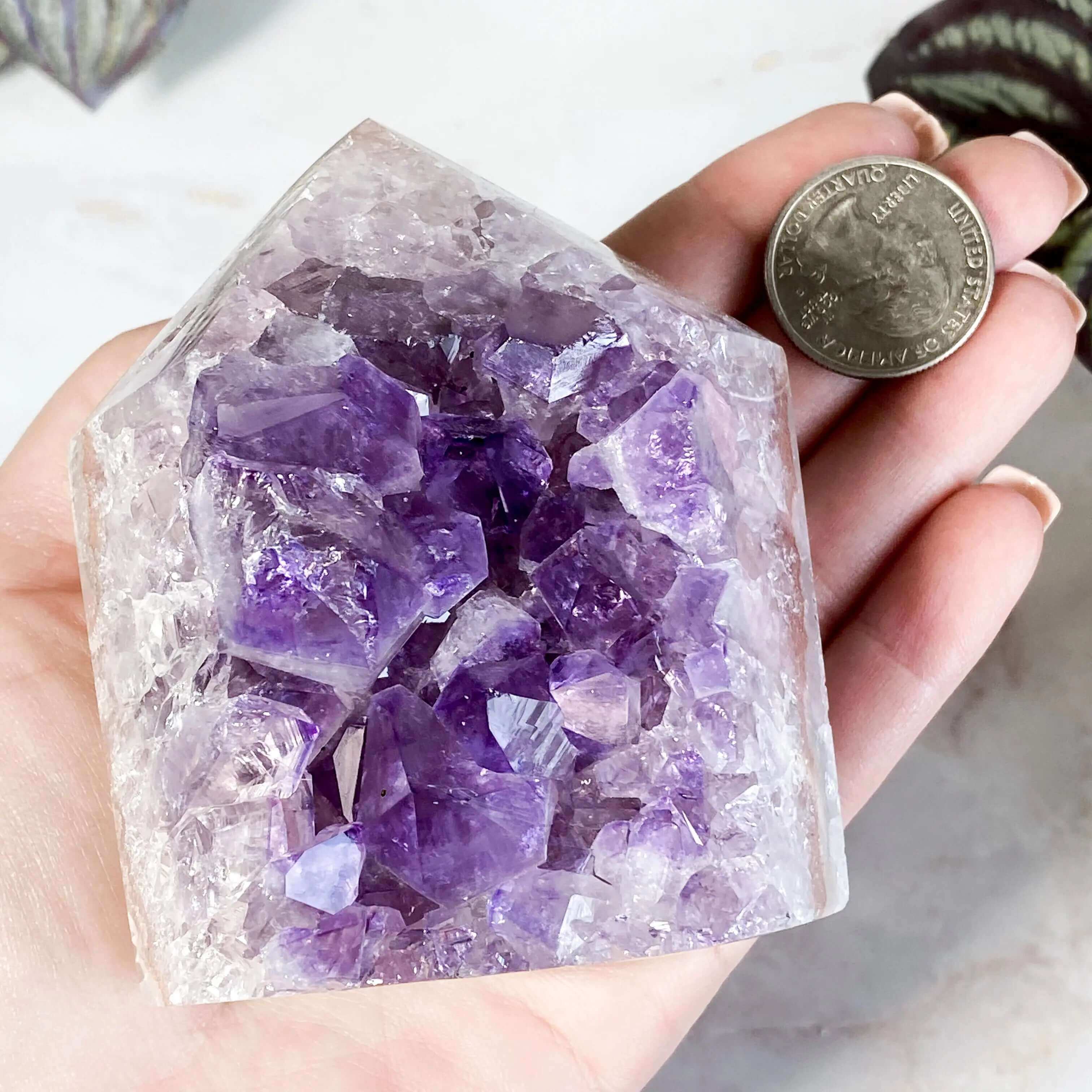 Amethyst Geode Tower | Stock G Mooncat Crystals