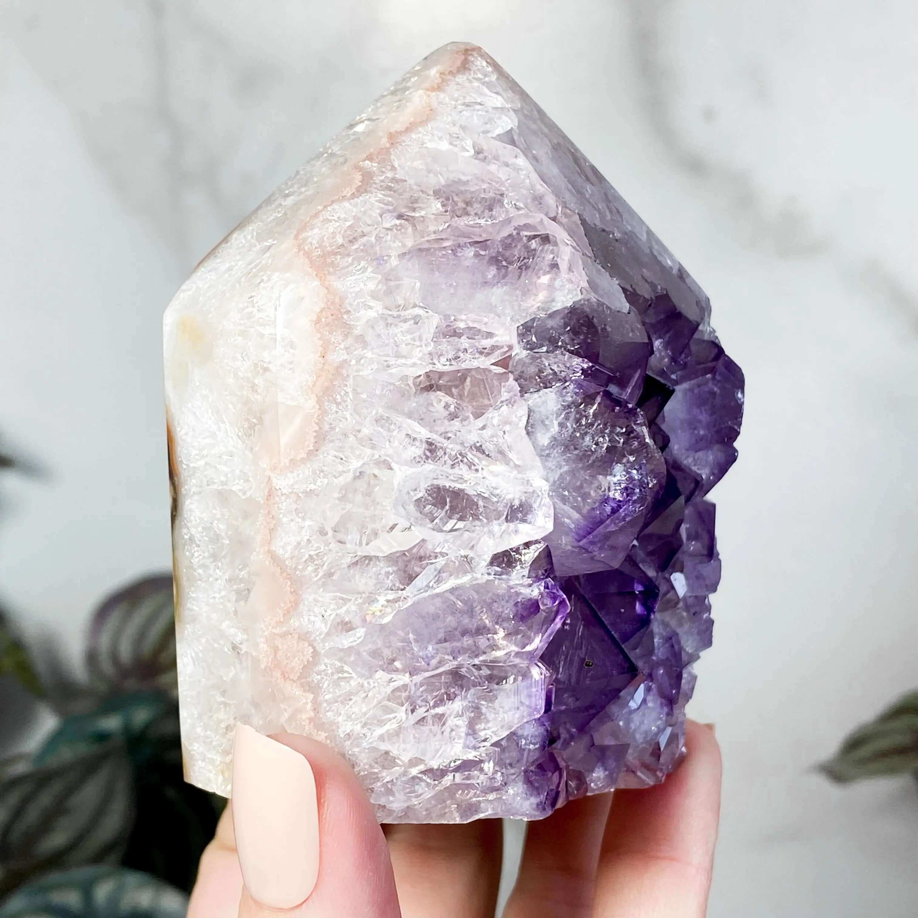 Amethyst Geode Tower | Stock G Mooncat Crystals