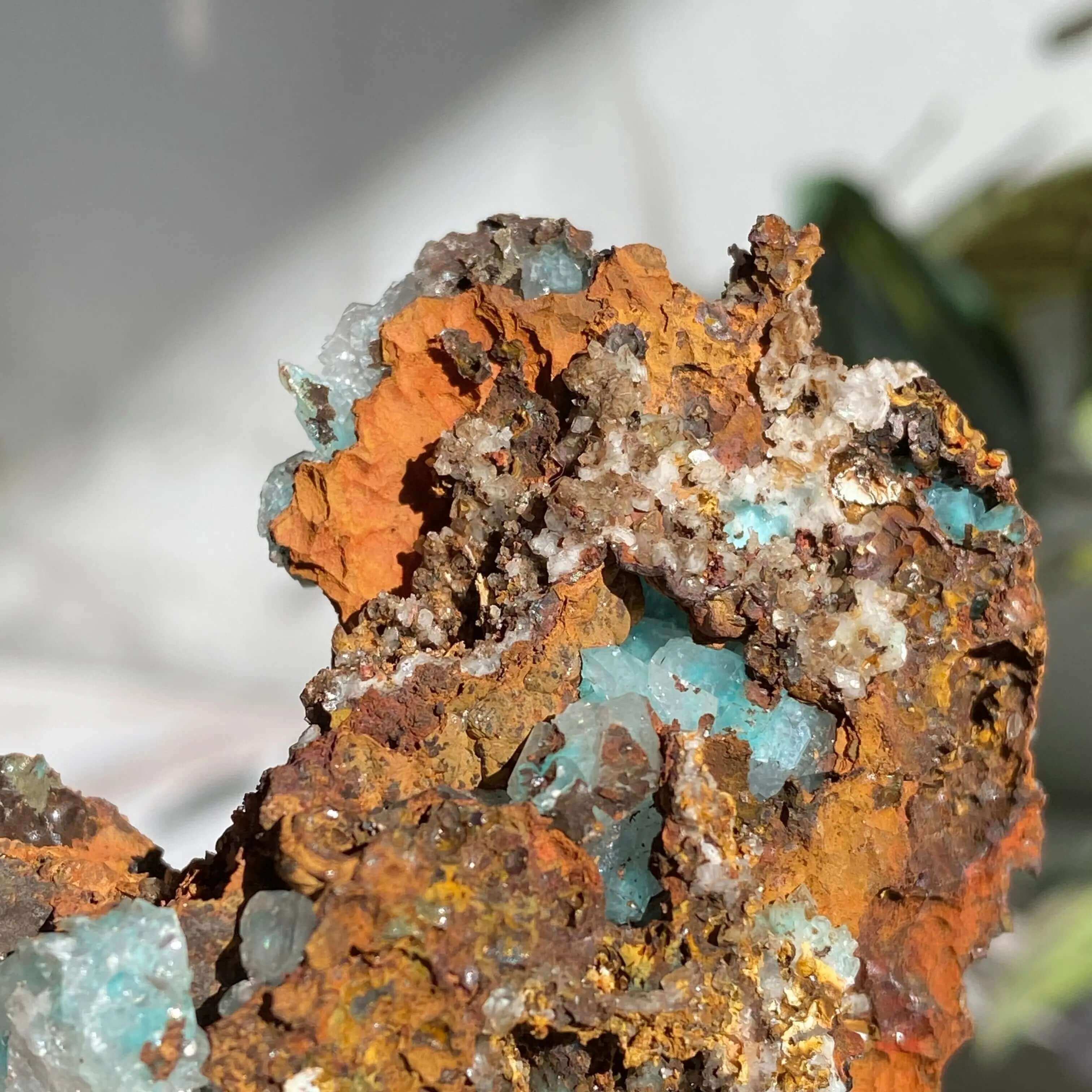 Aurichalcite with Calcite | Stock D Mooncat Crystals