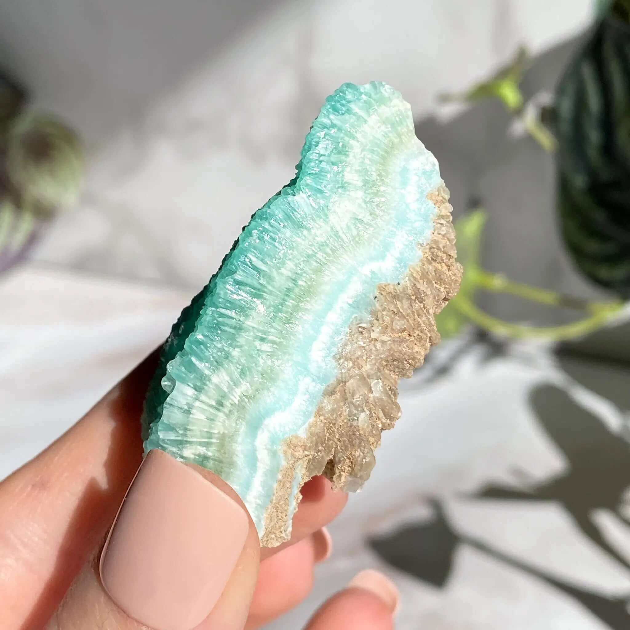 Blue Aragonite | Stock X Mooncat Crystals