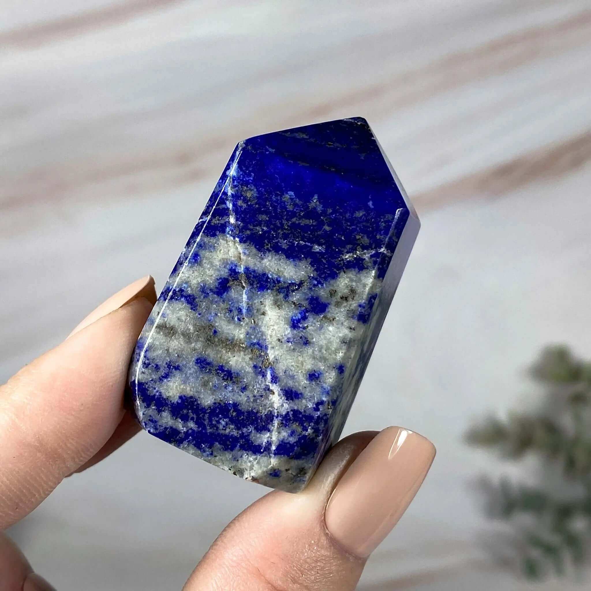 Lapis Tower | Stock B Mooncat Crystals