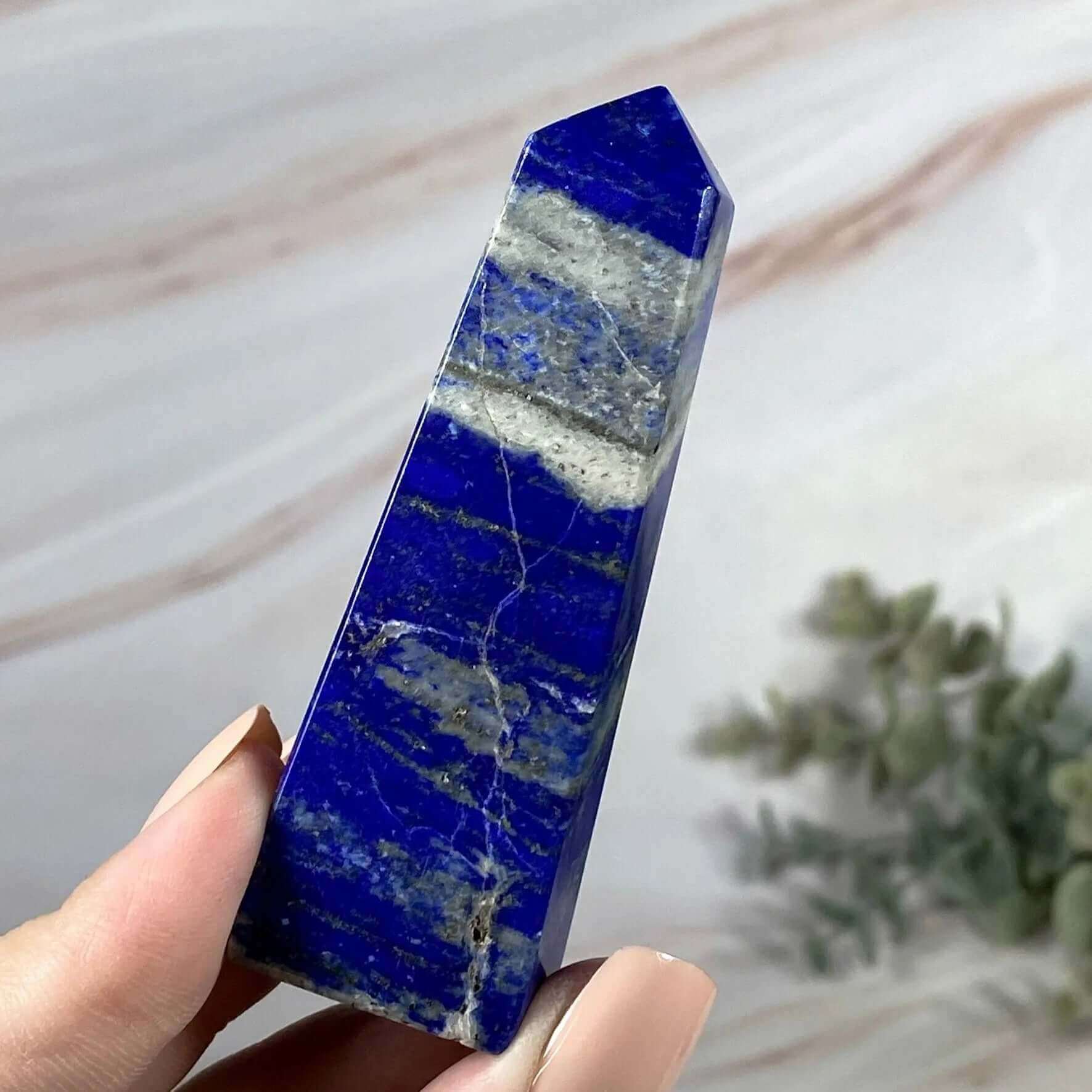 Lapis Tower | Stock D Mooncat Crystals