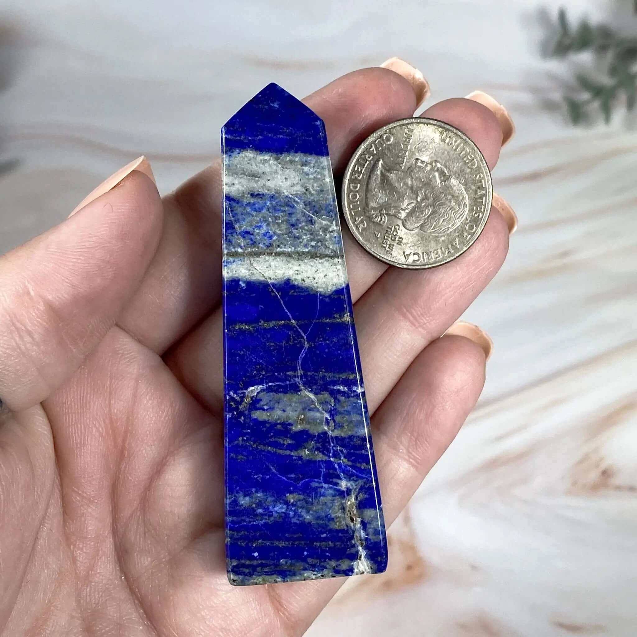 Lapis Tower | Stock D Mooncat Crystals
