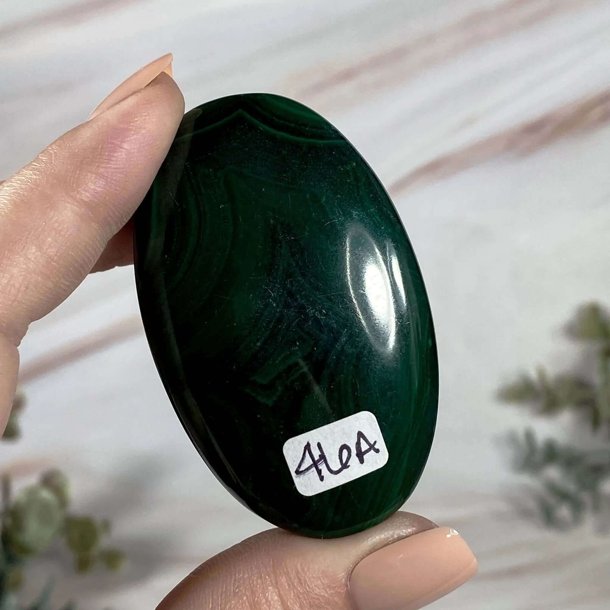 Malachite Palm Stone | Stock A Mooncat Crystals