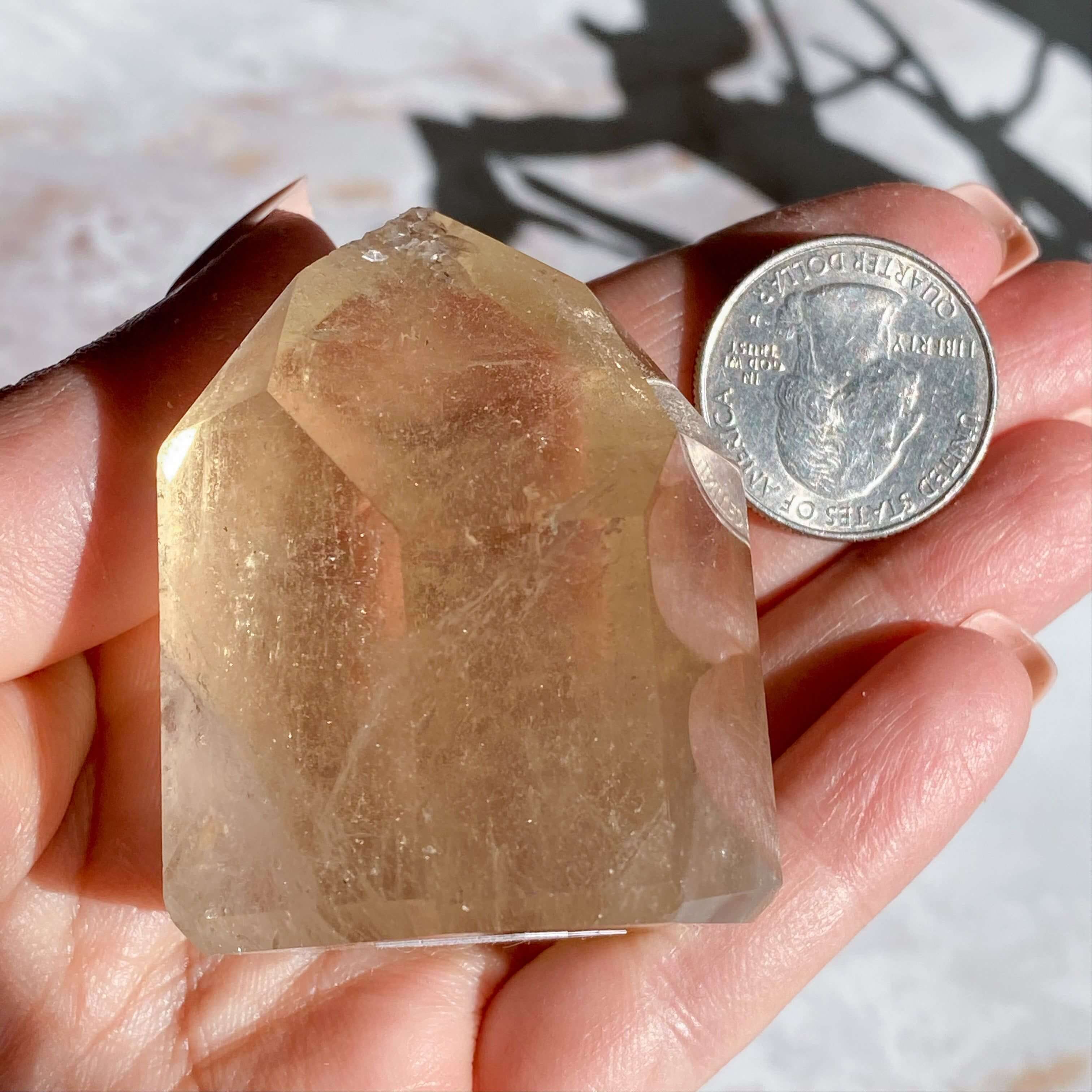 Natural UNTREATED Citrine Tower | Stock M Mooncat Crystals