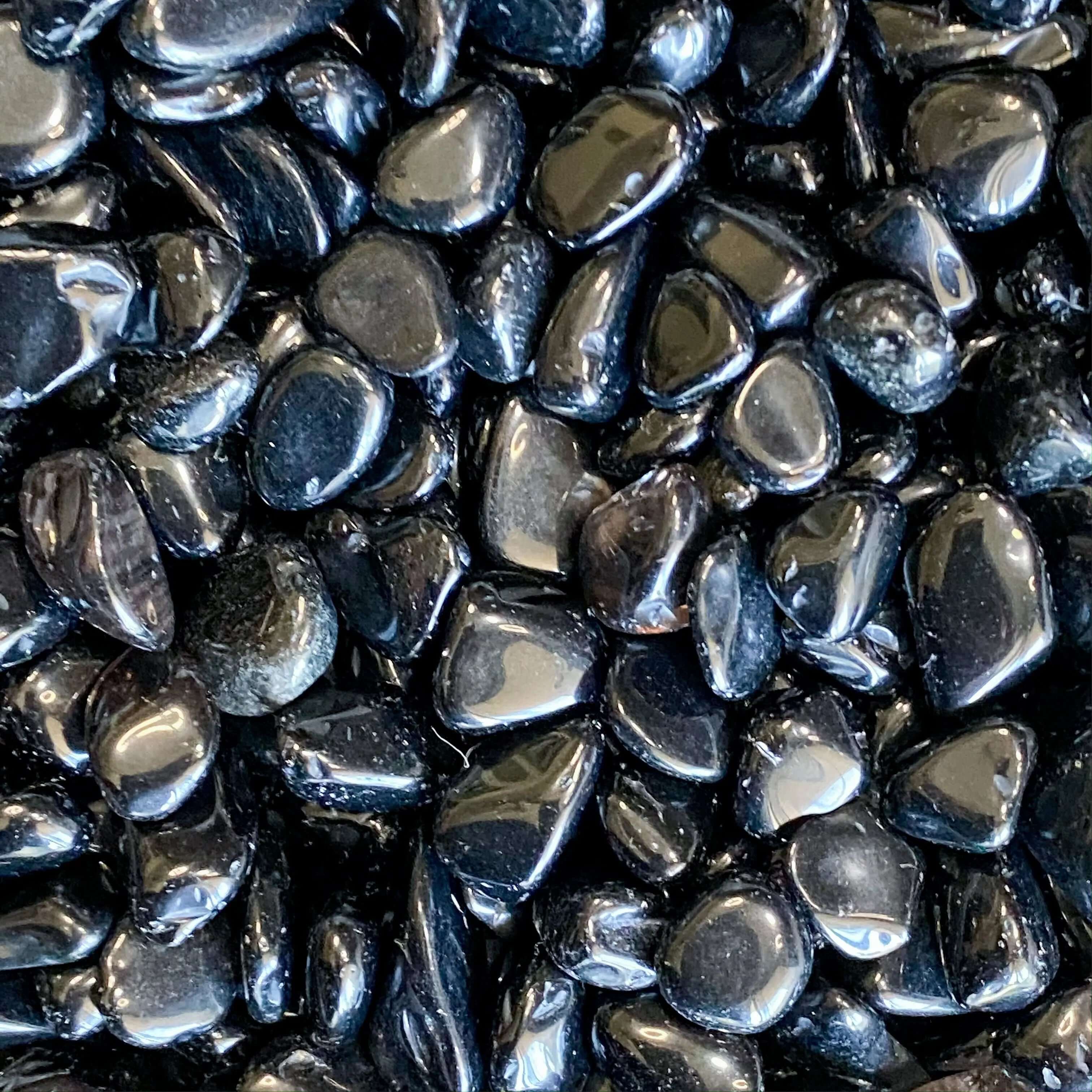 PROTECTING + RELEASING:: Obsidian Mini Tumbles | 100 Gram Lot